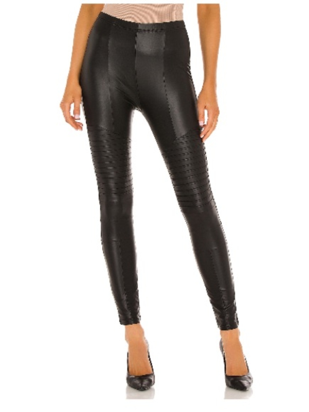 Fleece Lined Liquid Moto Legging